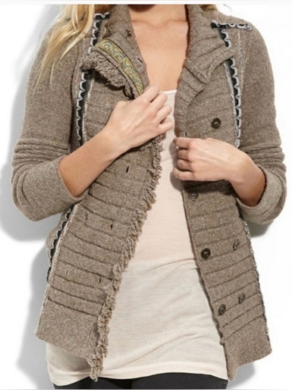 Free People Cuddle Bear Admiral Cardigan